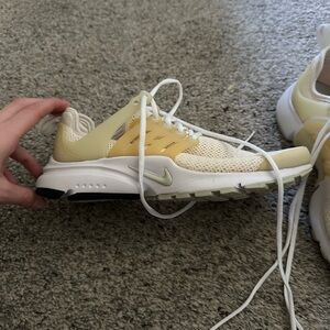 Nike Beige and White Sneakers